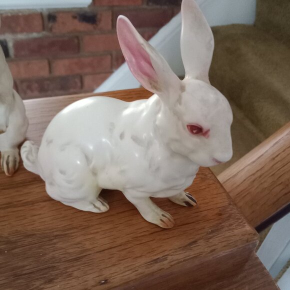 Lefton Ceramic Rabbits/2 - Picture 3 of 14